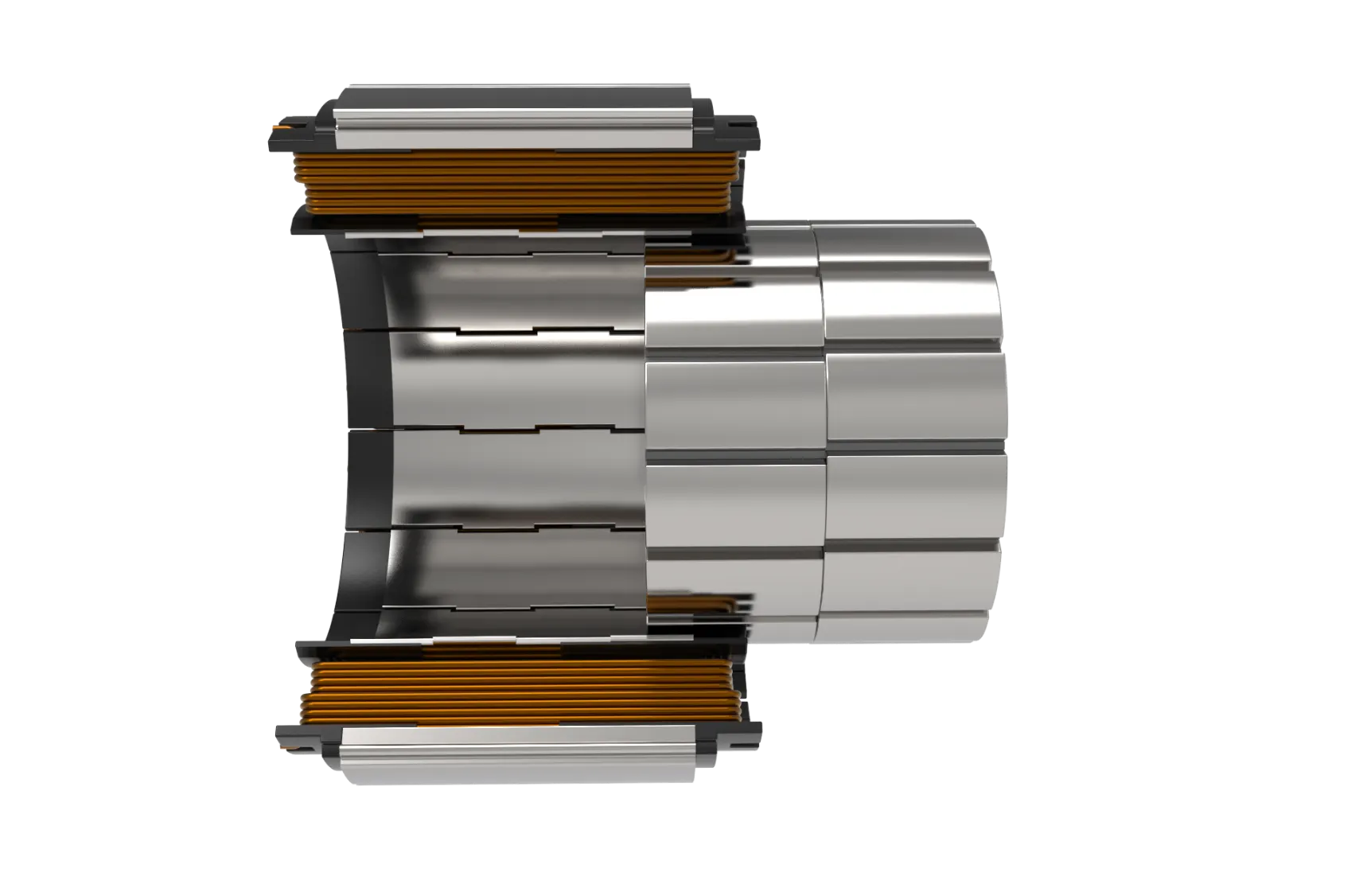Conspit ARES Platinum skew-pole direct drive motor with 23-bit optical encoder