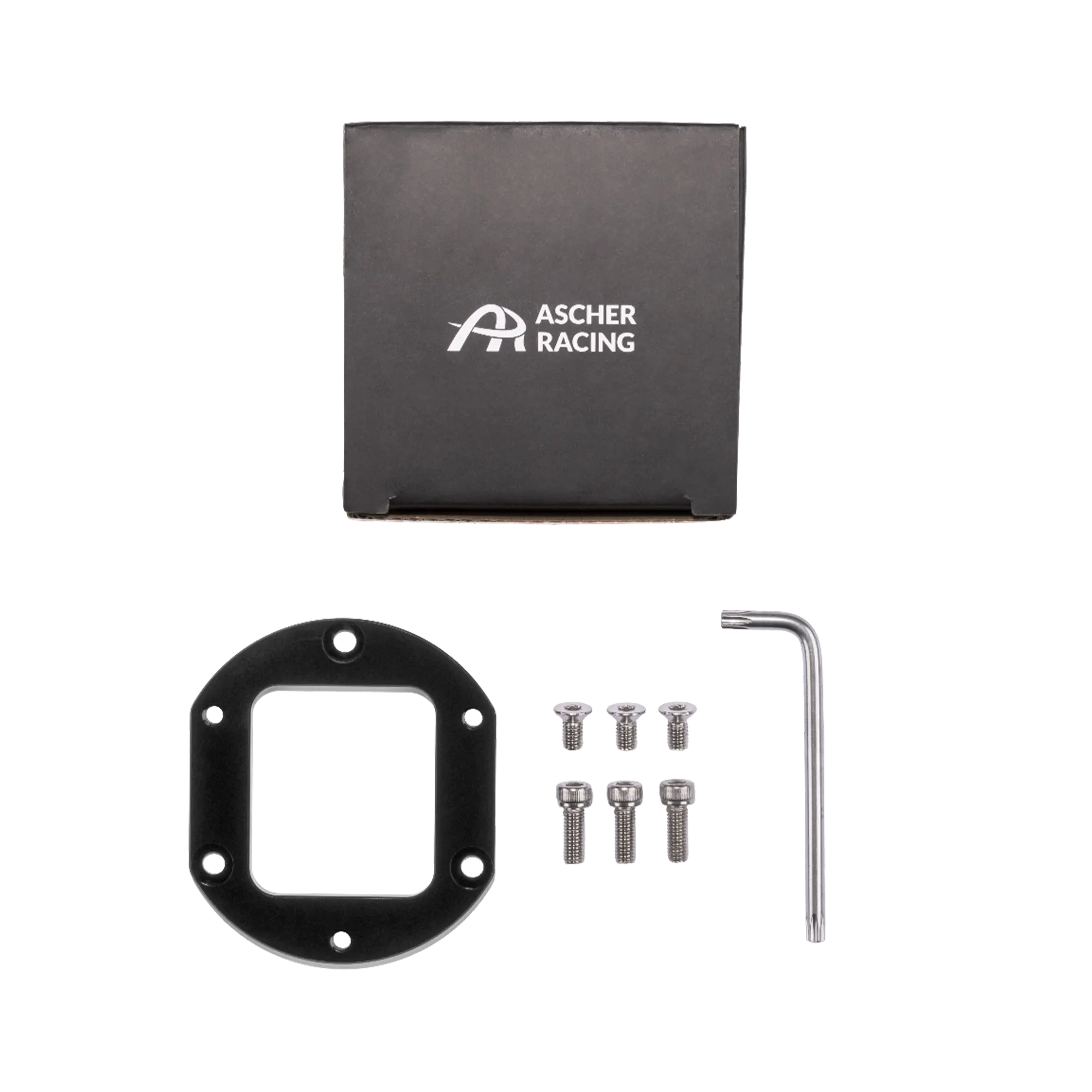 Ascher Racing Simucube 3 Quick Release Mounting Adapter with screws and tool