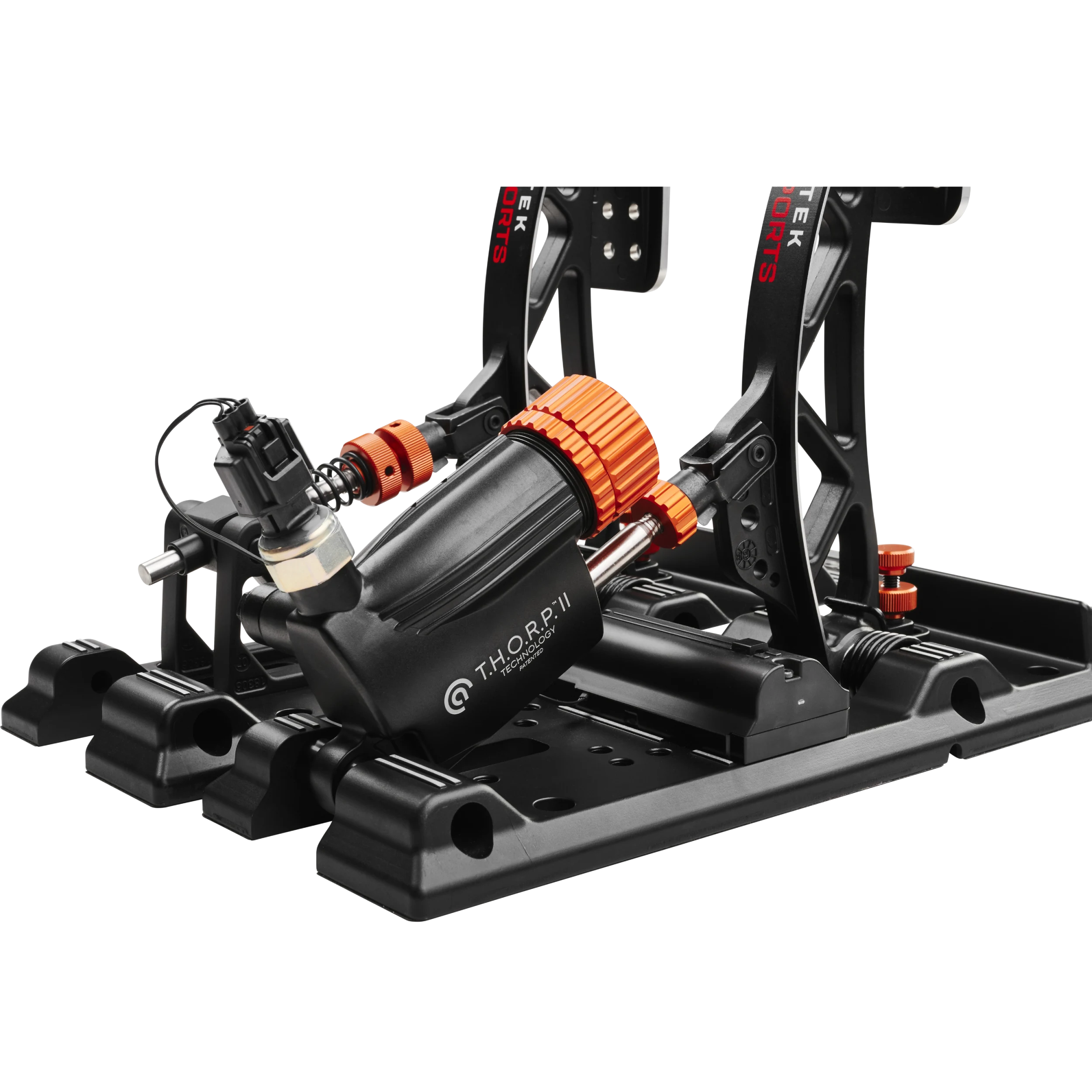 Asetek_Invicta_S-series_T.H.O.R.P._II_sim_racing_pedals_detail_isometric_view_hydraulic_brake_and_throttle_4_GPerformance