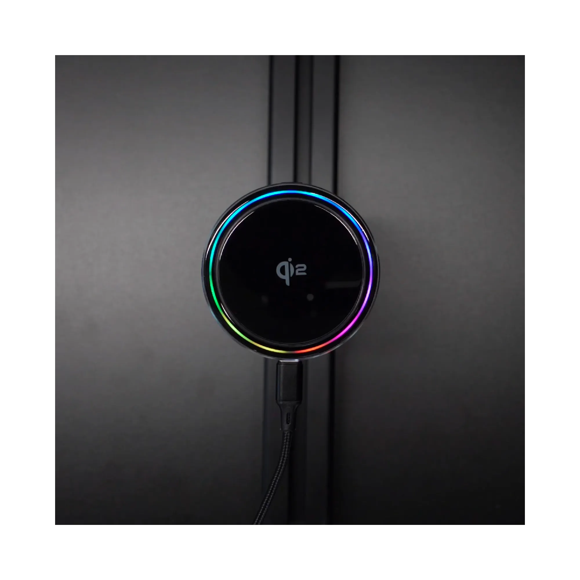 BavarianSimTec PitPower MagLock - Magnetic iPhone mount with 15W wireless charging, MagSafe compatible with 65W fast charging.