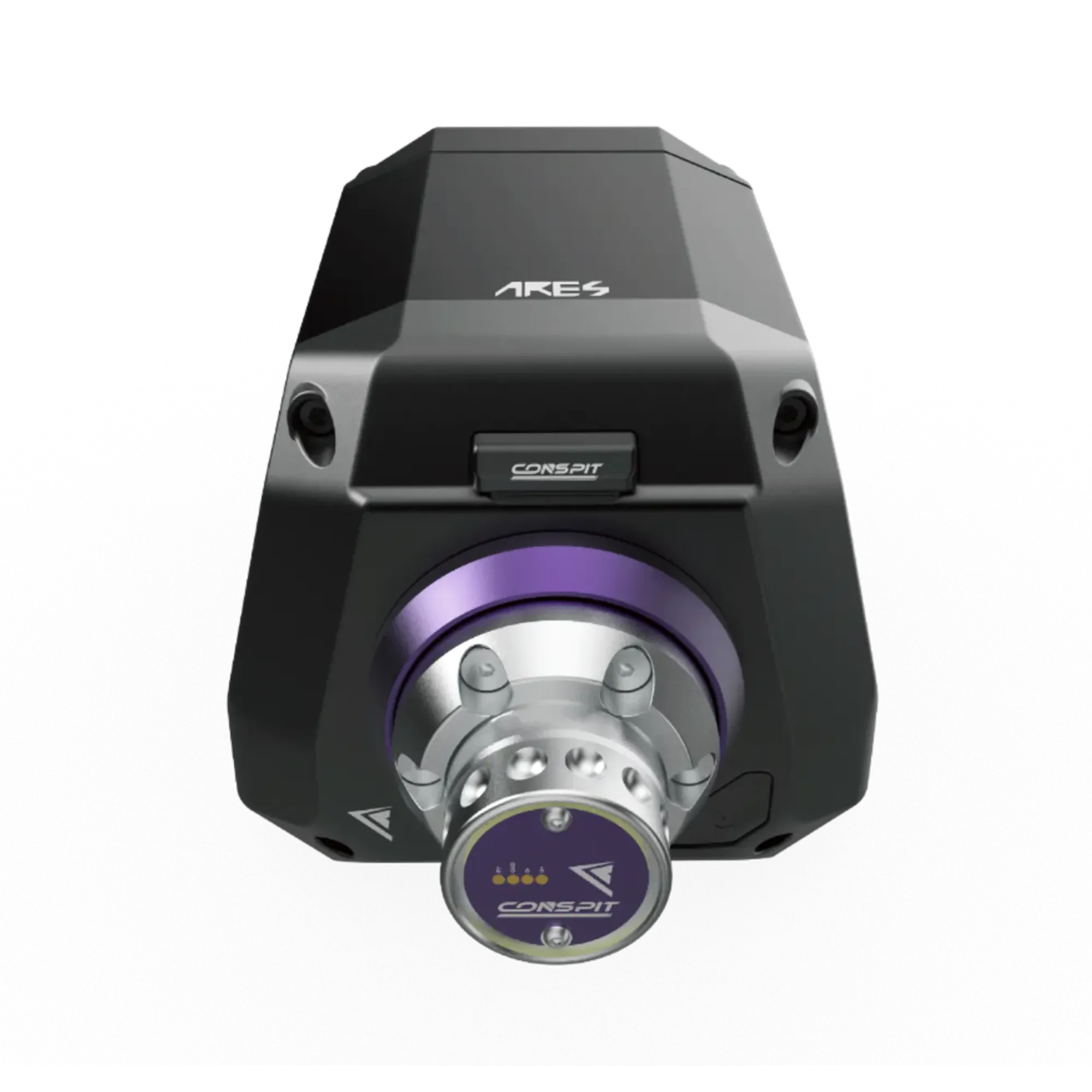 Conspit ARES 12 CDR sim racing direct drive wheelbase with high-resolution encoder for precise force feedback.