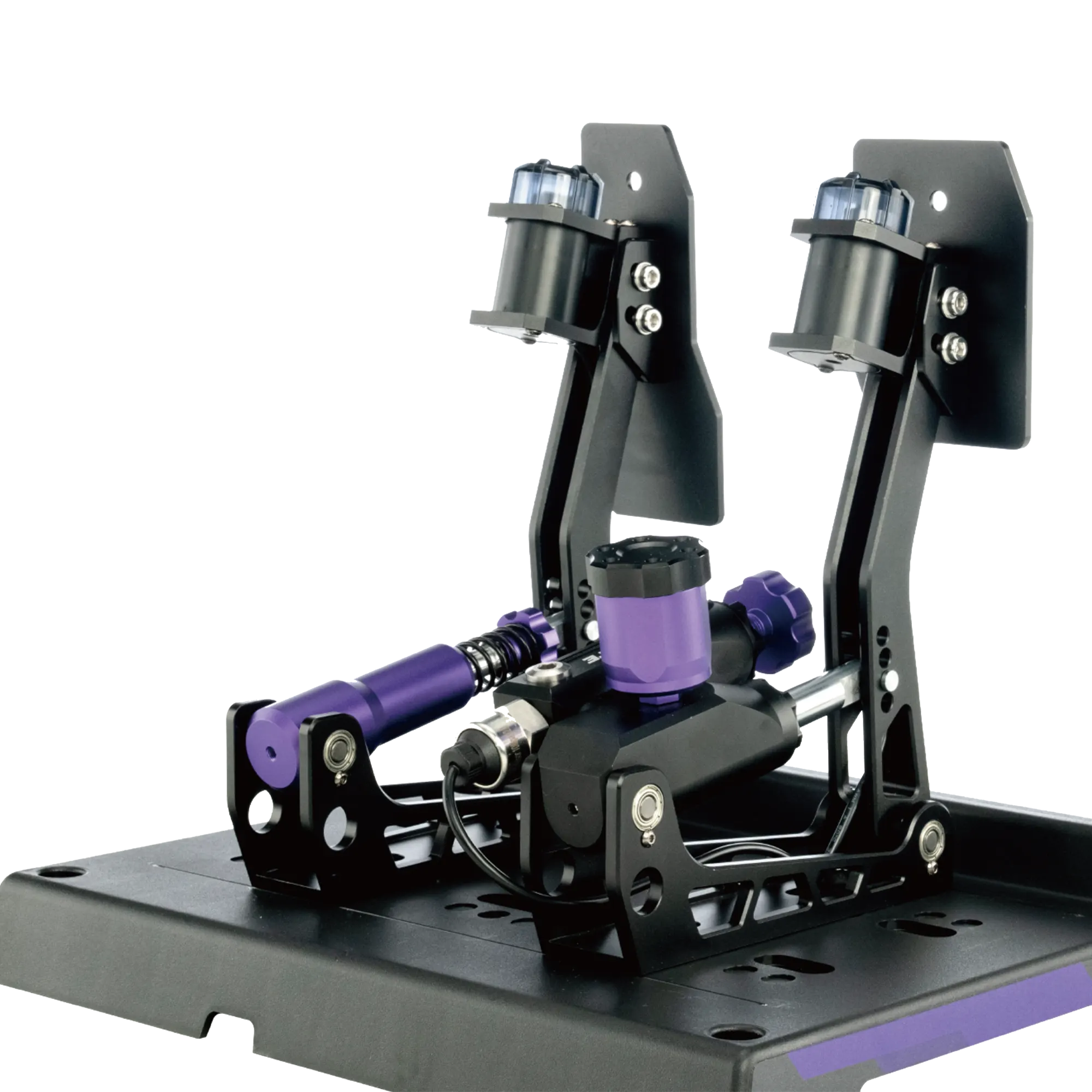 Conspit CPP LITE hydraulic pedals for sim racing with load-cell technology and advanced hydraulic system for precision and durability.