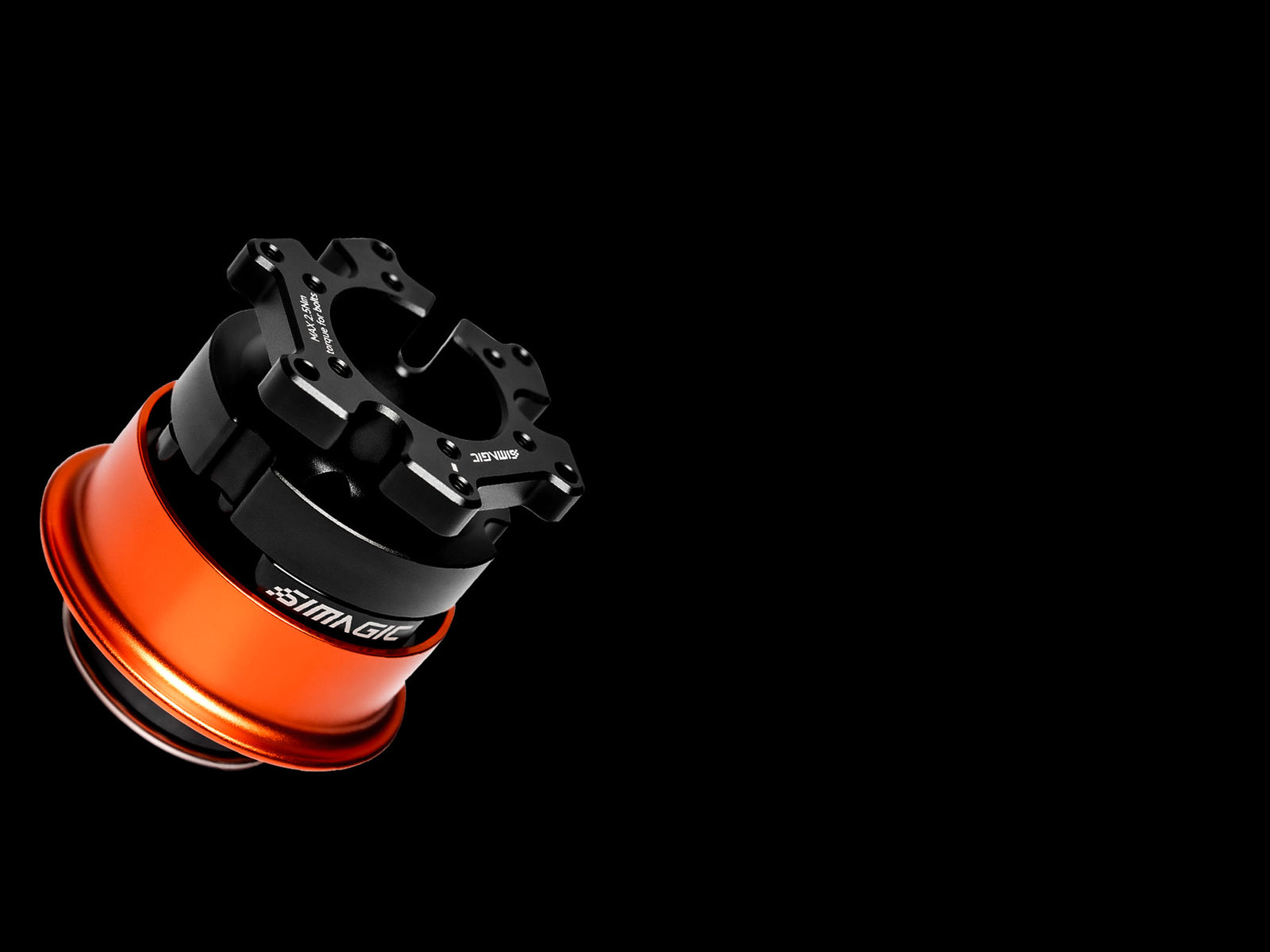 Simagic Alpha EVO Ultra - QR-A adapter, open ecosystem for third-party steering wheels