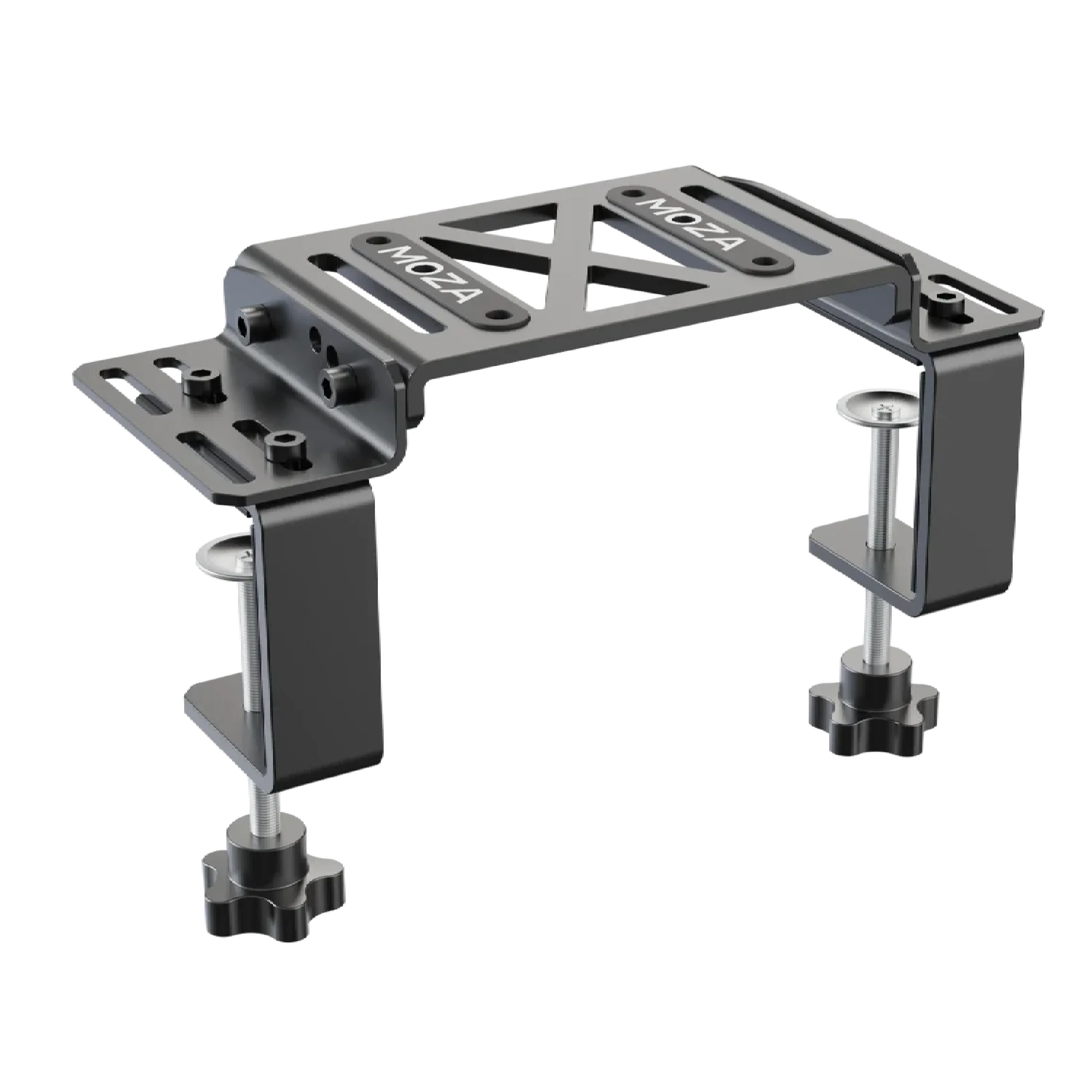 MOZA Table Mounting Bracket - Table Clamp with multi-angle adjustment and high-intensity steel for various desks.