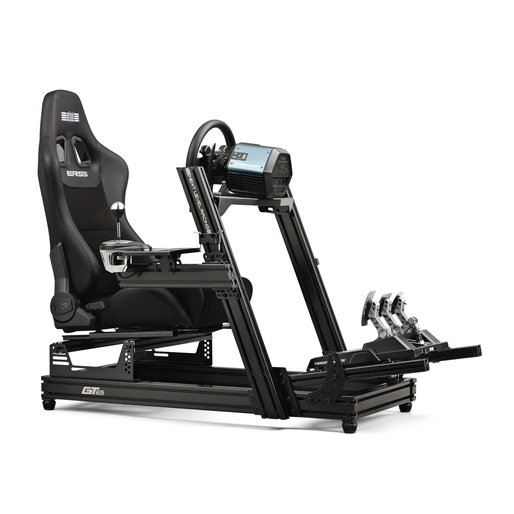 Next Level Racing ERS5 Elite Reclining Seat - PU Leather & Suede Edition
