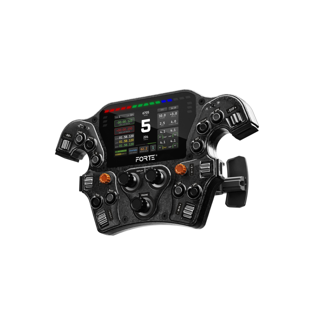Asetek Forte Formula Pro with 4.3-inch RaceView LCD touch display