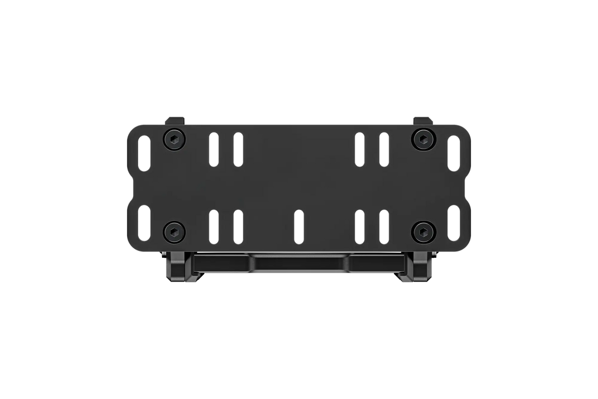 Simucube Wheelbase Mount v2 - detail of angle markings and locking screws