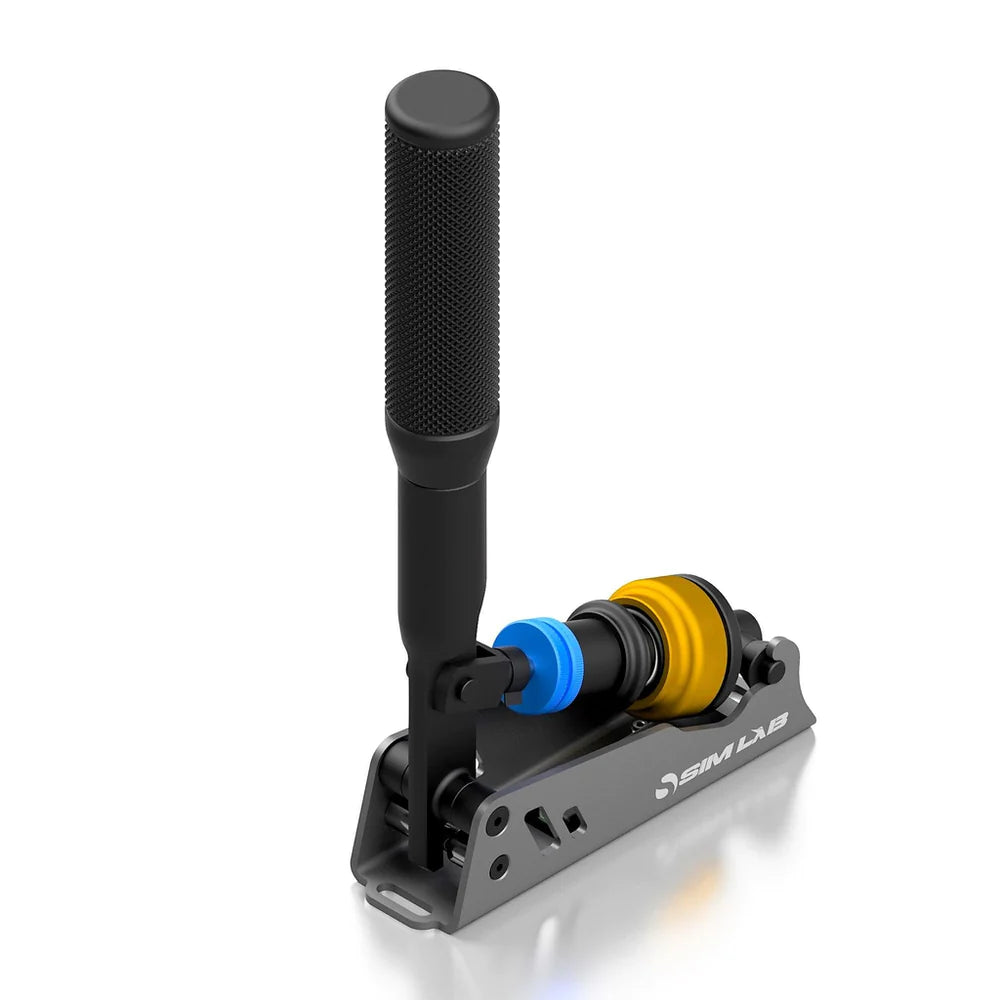 Sim-Lab XB1 Loadcell Handbrake for precise control and muscle memory training in drifts and U-turns.