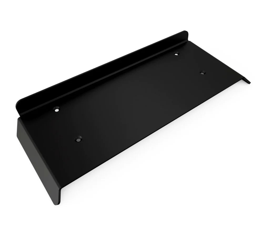 Sim-Lab heel rest - black pedal accessory enhancing comfort and stability for sim racing enthusiasts.