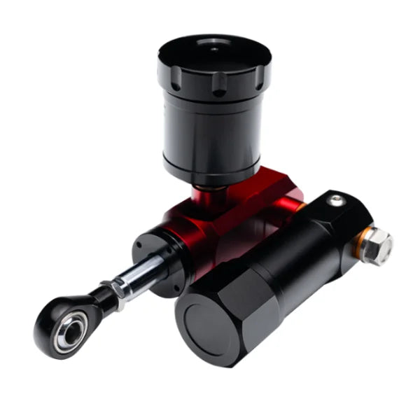 Simagic P1000 P-HYS Hydraulic braking system, high-performance brake component for racing simulation, detailed close-up view.