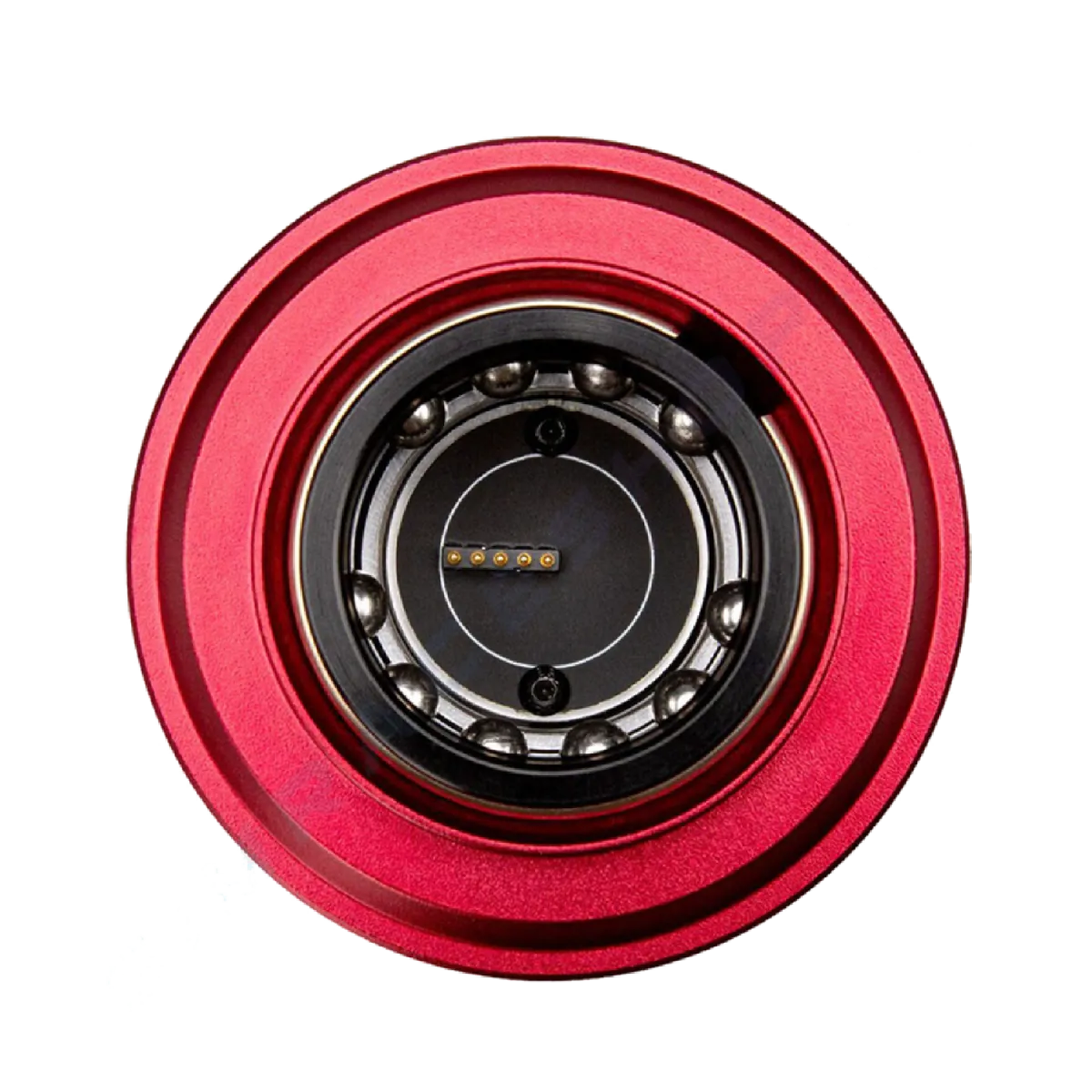 Simagic Quick Release QR 50mm/QR 70mm adapter for sim racing wheels, featuring tool-free setup and sturdy aluminum construction.