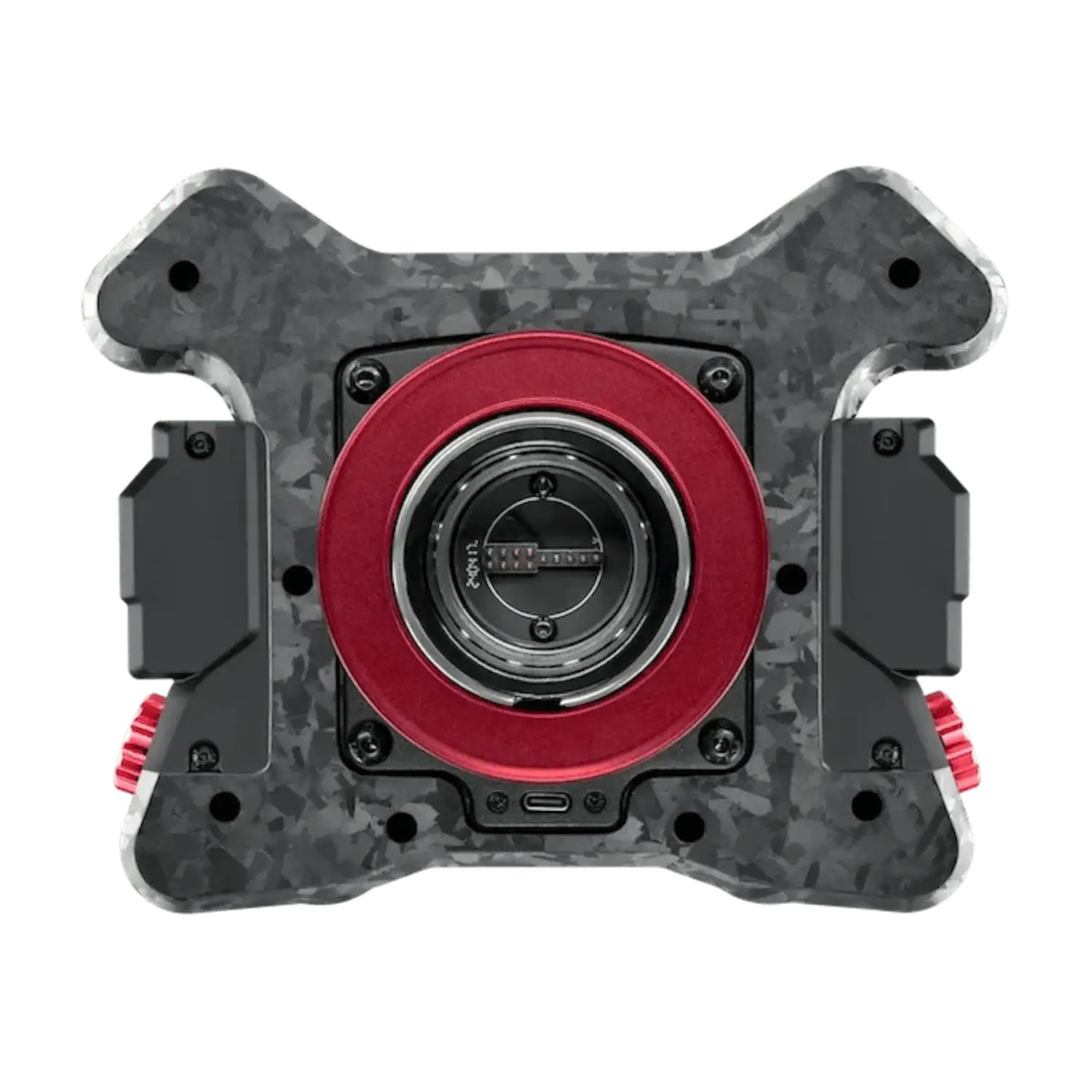 Simagic Neo X Hub with 6x70mm bolt pattern compatible with MOMO, Sparco, and OMP wheel rims and paddle shifters.