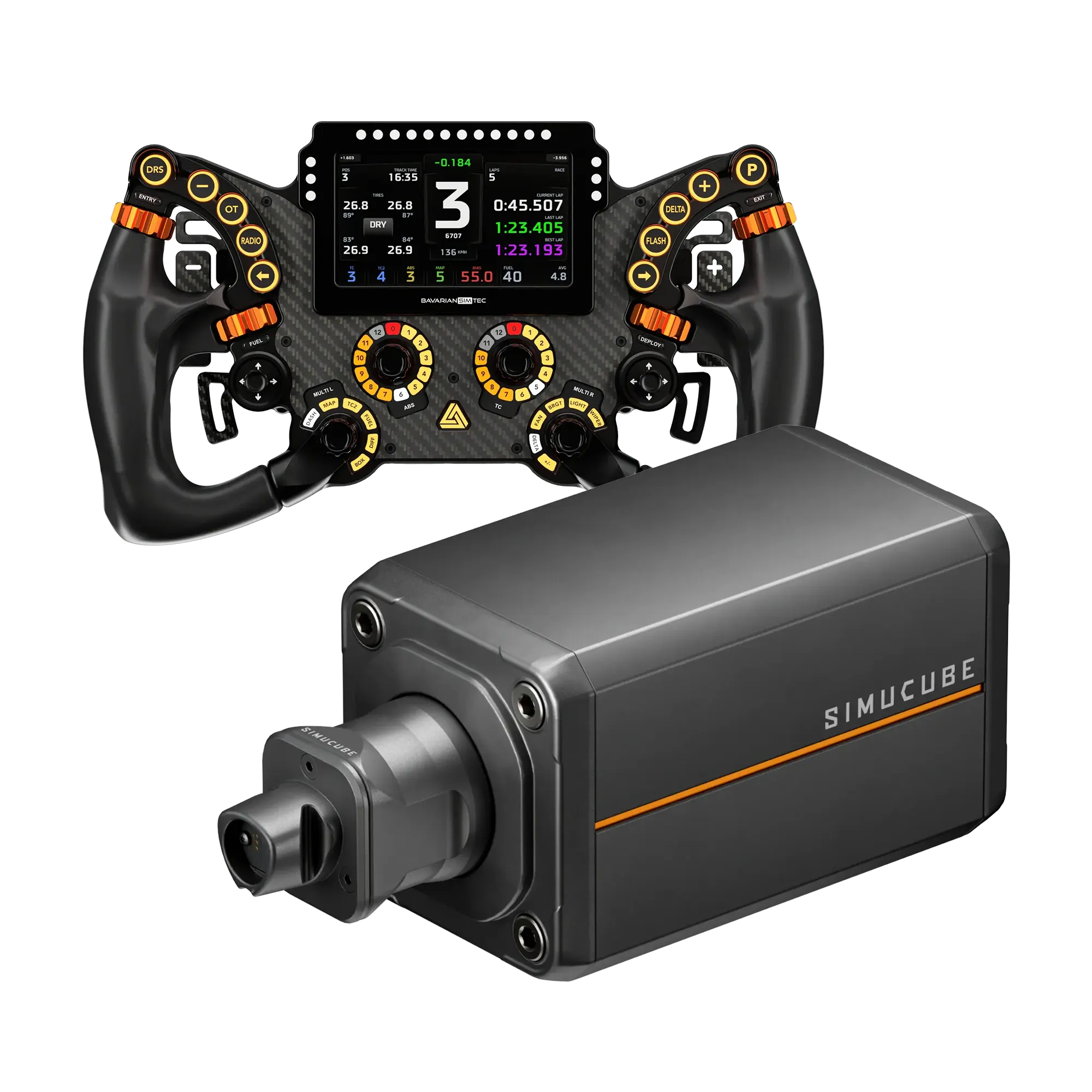 Simucube 3 Ultimate + BavarianSimTec Delta Pro SC