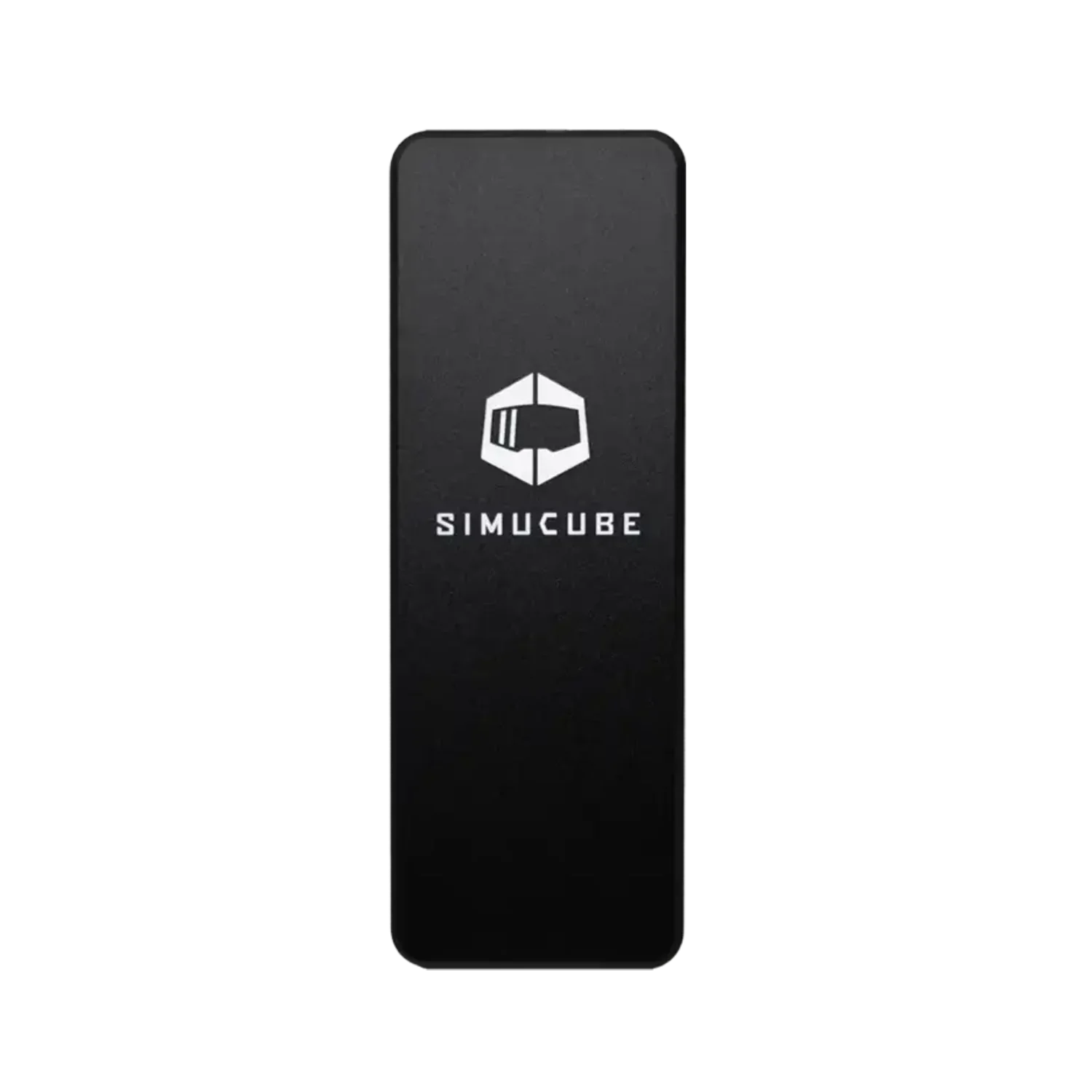 Simucube Throttle Pedal Face Flat - Compatible with Simucube ActivePedal, featuring sleek design with logo.