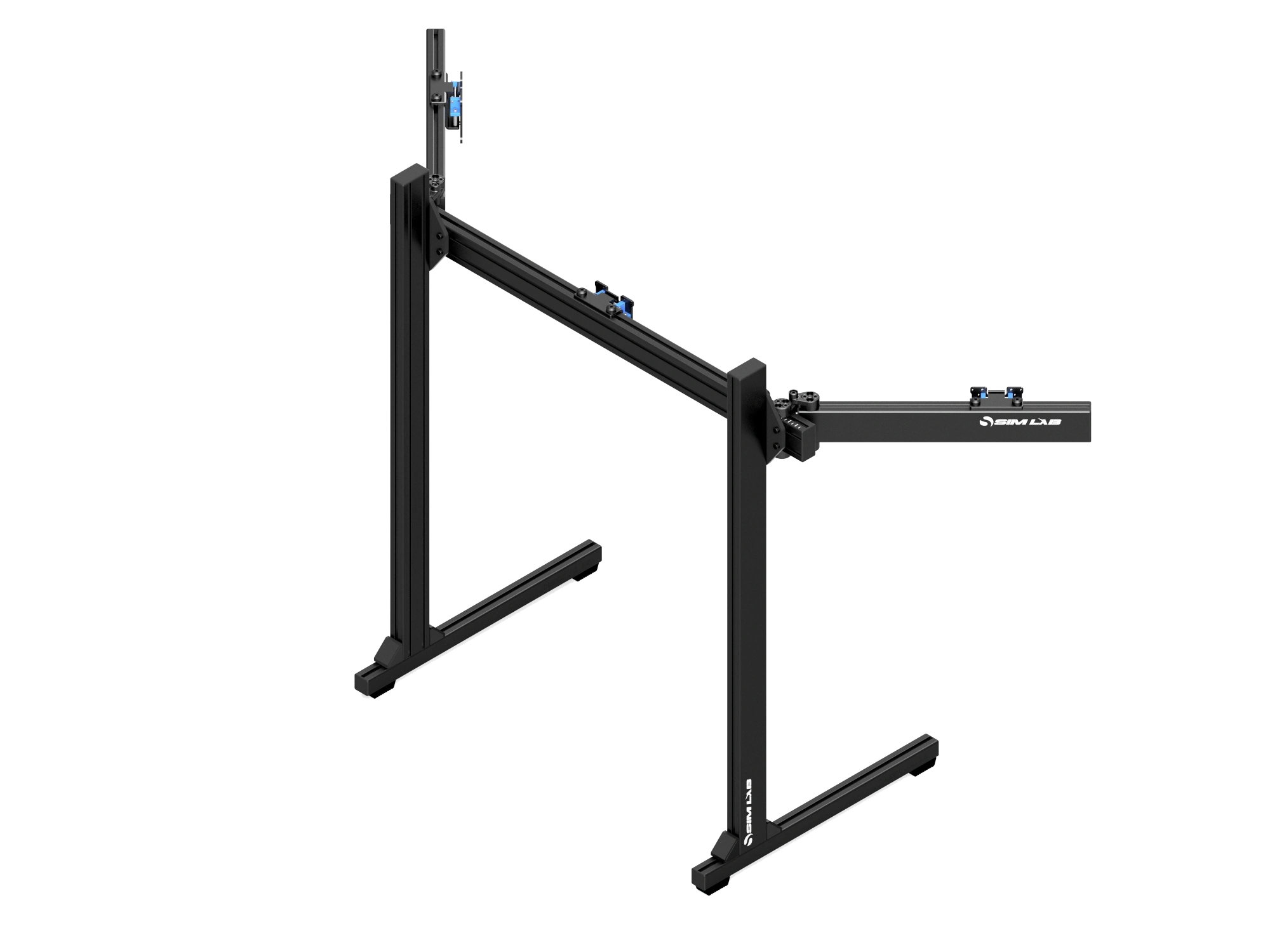 Sim-Lab_Freestanding_Vario_Triple_monitor_mount_VARIO1_1_isometric_view_GPerformance