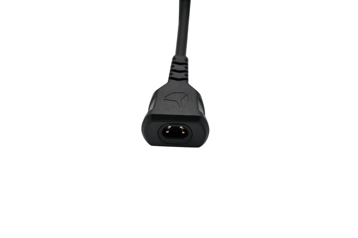 Cube Controls Q-Conn Magnetic USB Cable with black bas-relief design