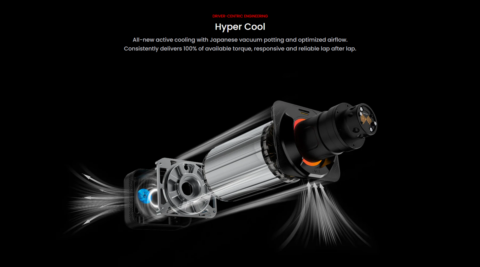 Simagic Alpha EVO Ultra - Hyper Cool active cooling system