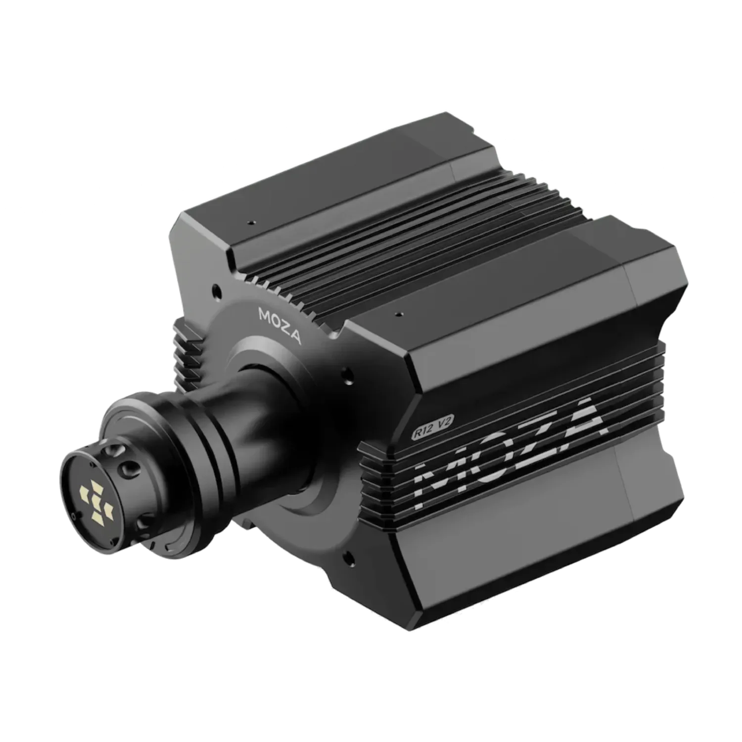 Moza R12 v2 high-performance 12Nm direct drive wheelbase with ultra-precise force feedback for sim racing, featuring NexGen 4.0 algorithm