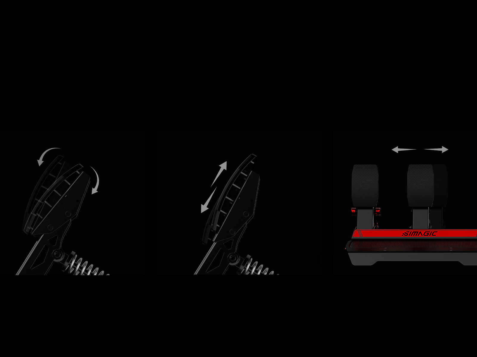 Simagic P700 full adjustability - pedal angle, height and module spacing