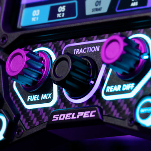 SOELPEC Spectra XR 6061 anodized aluminium structure with overmolded silicone grips