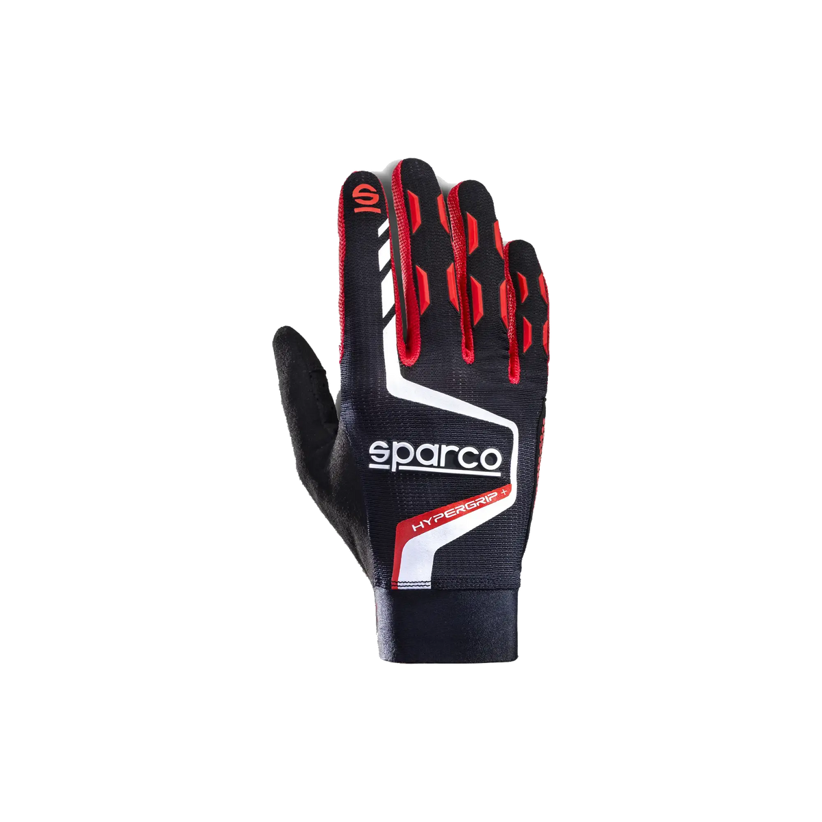 Sim racing gloves - Sparco Hypergrip+ red