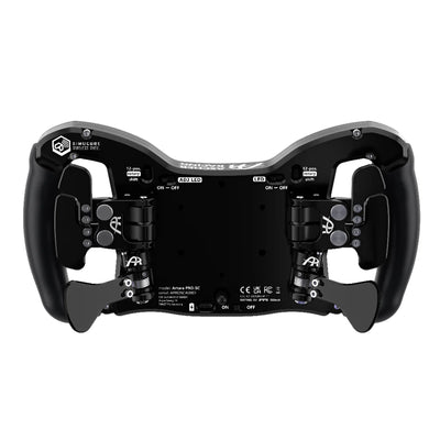 Back view of Ascher Racing McLaren Artura Pro showing real-racing components and official SimHub integration