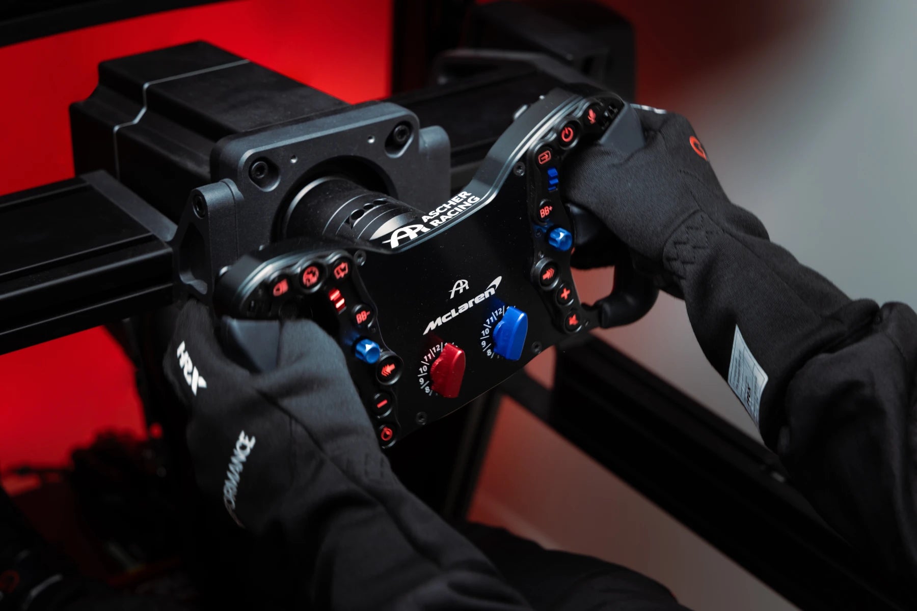 Ascher Racing McLaren Artura Pro with driver in sim 5