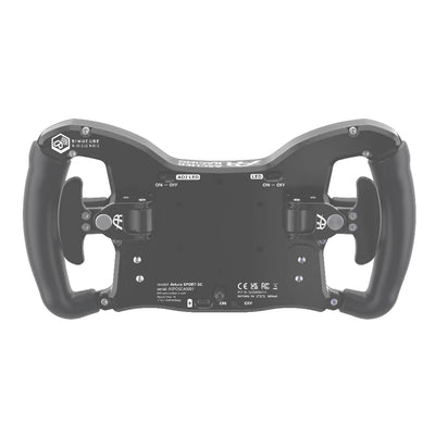 Ascher Racing McLaren Artura Sport sim racing wheel with ergonomic design and genuine McLaren Artura GT4 components.