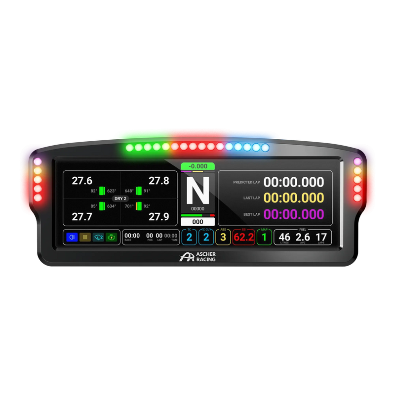 Ascher-Racing 8" Dashboard