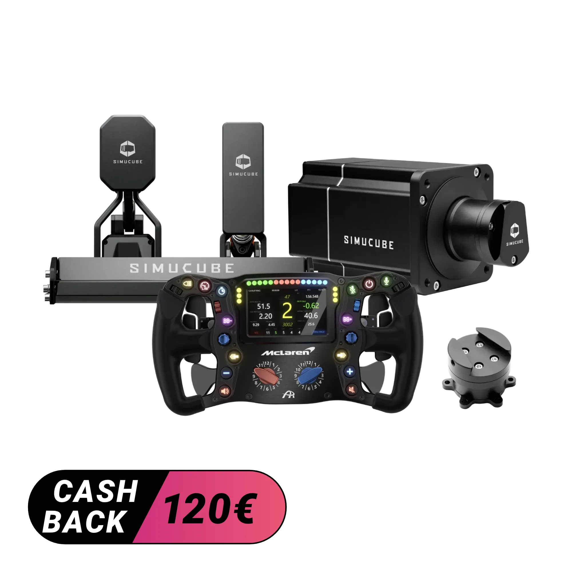 Simucube 2 Pro +  AR McLaren Artura Ultimate + ActivePedal Pro