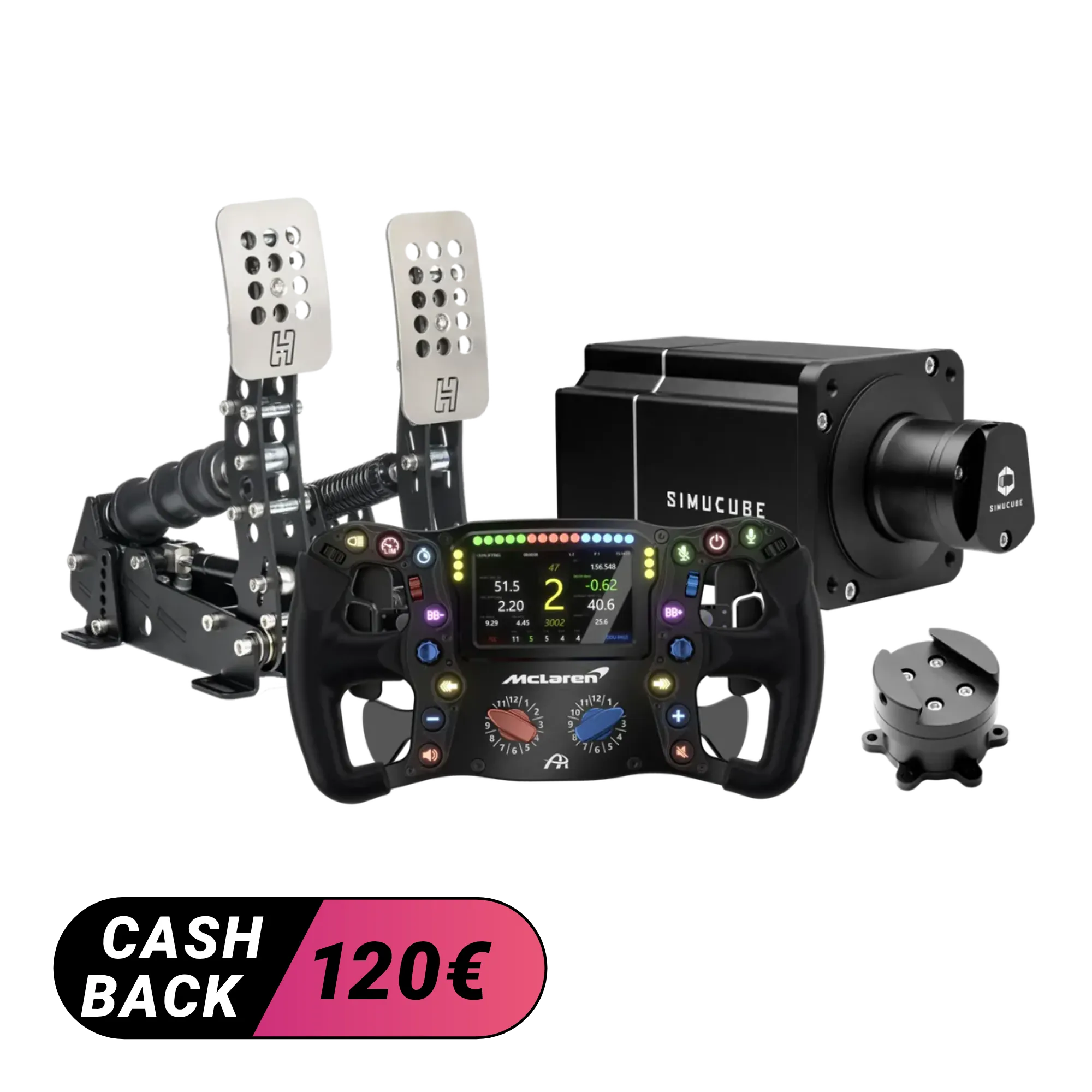 Simucube 2 Pro + AR McLaren Artura Ultimate + Heusinkveld Ultimate+