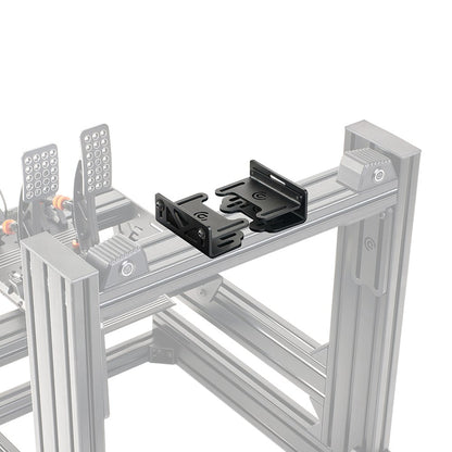 Asetek SimSports® Bottom Mount mit Neigung für Direct Drive Wheelbase, mit einstellbarem Neigungswinkel und T-Nut-Schiebemechanismus