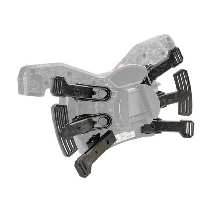Asetek Carbon Paddles Kit featuring lightweight and durable carbon fiber paddles for steering wheel upgrade.