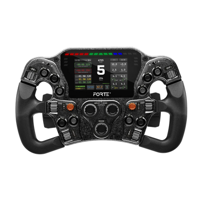 Asetek Forte Formula Pro - Manopole LMP in materiale rinforzato con fibra di vetro per un'esperienza motorsport leggera e ultra rigida.