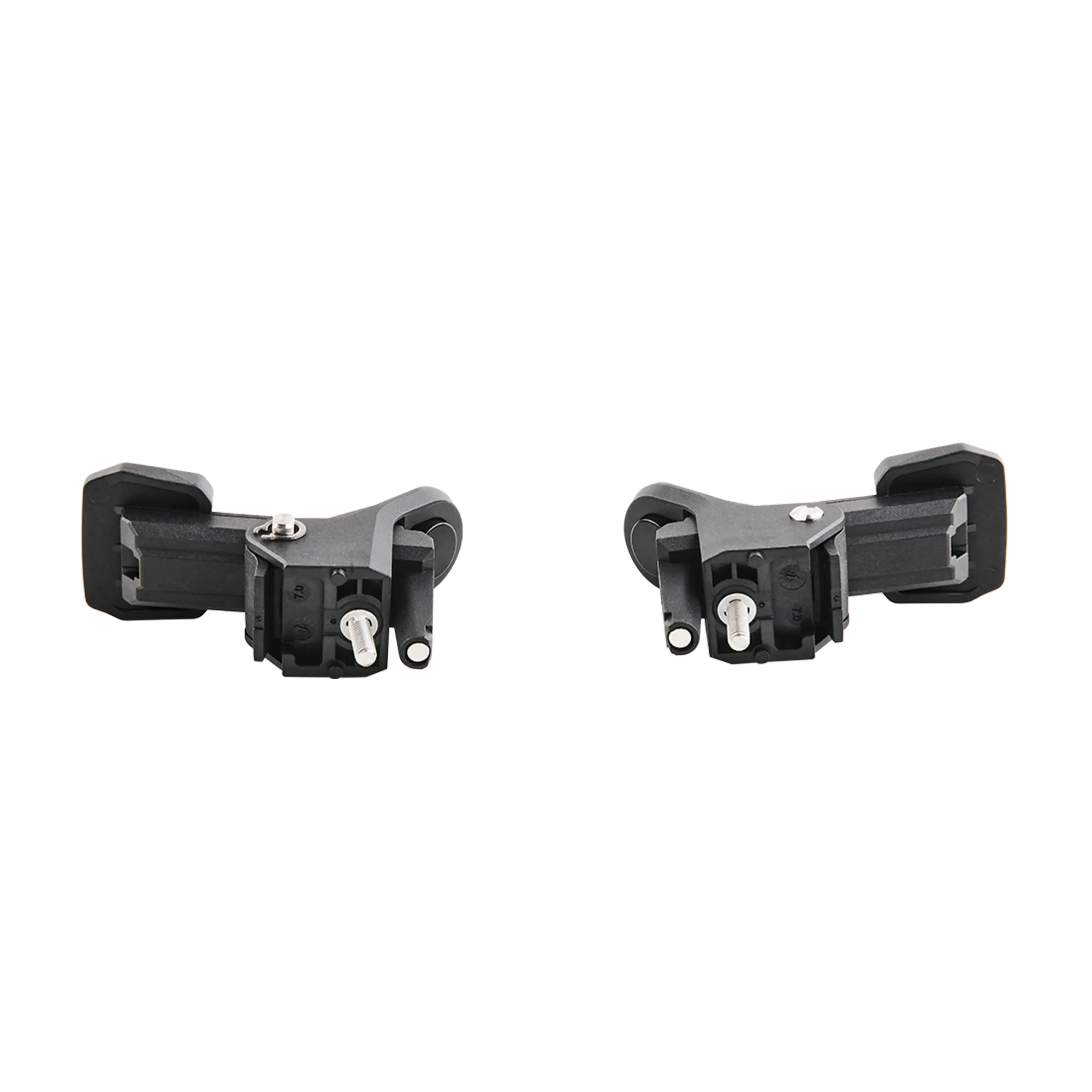 Asetek Magnetic Input Paddles for enhanced competitive racing, made with carbon, glass, and plastic composite for rigidity and strength.