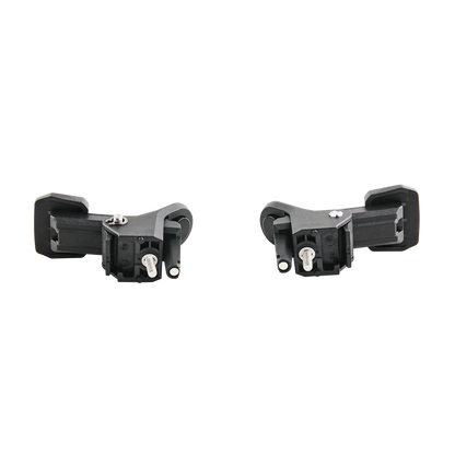 Asetek Magnetic Input Paddles for enhanced competitive racing, made with carbon, glass, and plastic composite for rigidity and strength.