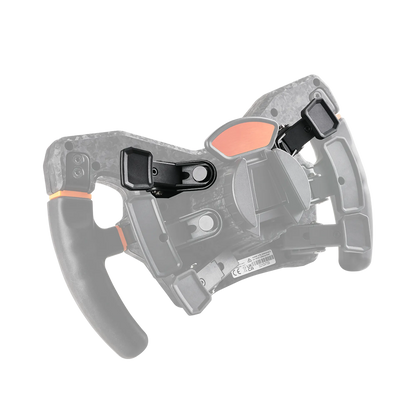 Asetek Magnetic Input Paddles for competitive gaming with dual bindable inputs in carbon composite providing high rigidity