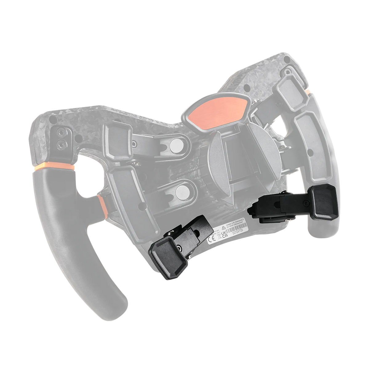 Asetek Clutch Paddles for race simulators with dual and individual configuration modes for optimized standing starts.