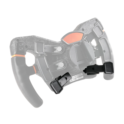 Asetek Clutch Paddles for race simulators with dual and individual configuration modes for optimized standing starts.