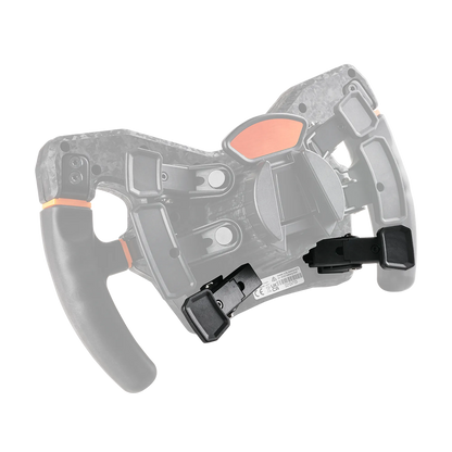 Asetek Clutch Paddles for race simulators with dual and individual configuration modes for optimized standing starts.