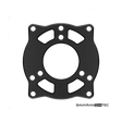 BavarianSimTec Mounting Plate (5 mm) designed for Alpha steering wheel with precision-cut holes for easy installation.