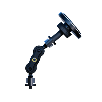 BavarianSimTec PitPower MagLock magnetic iPhone mount with built-in 65W fast charging for MagSafe compatible devices.