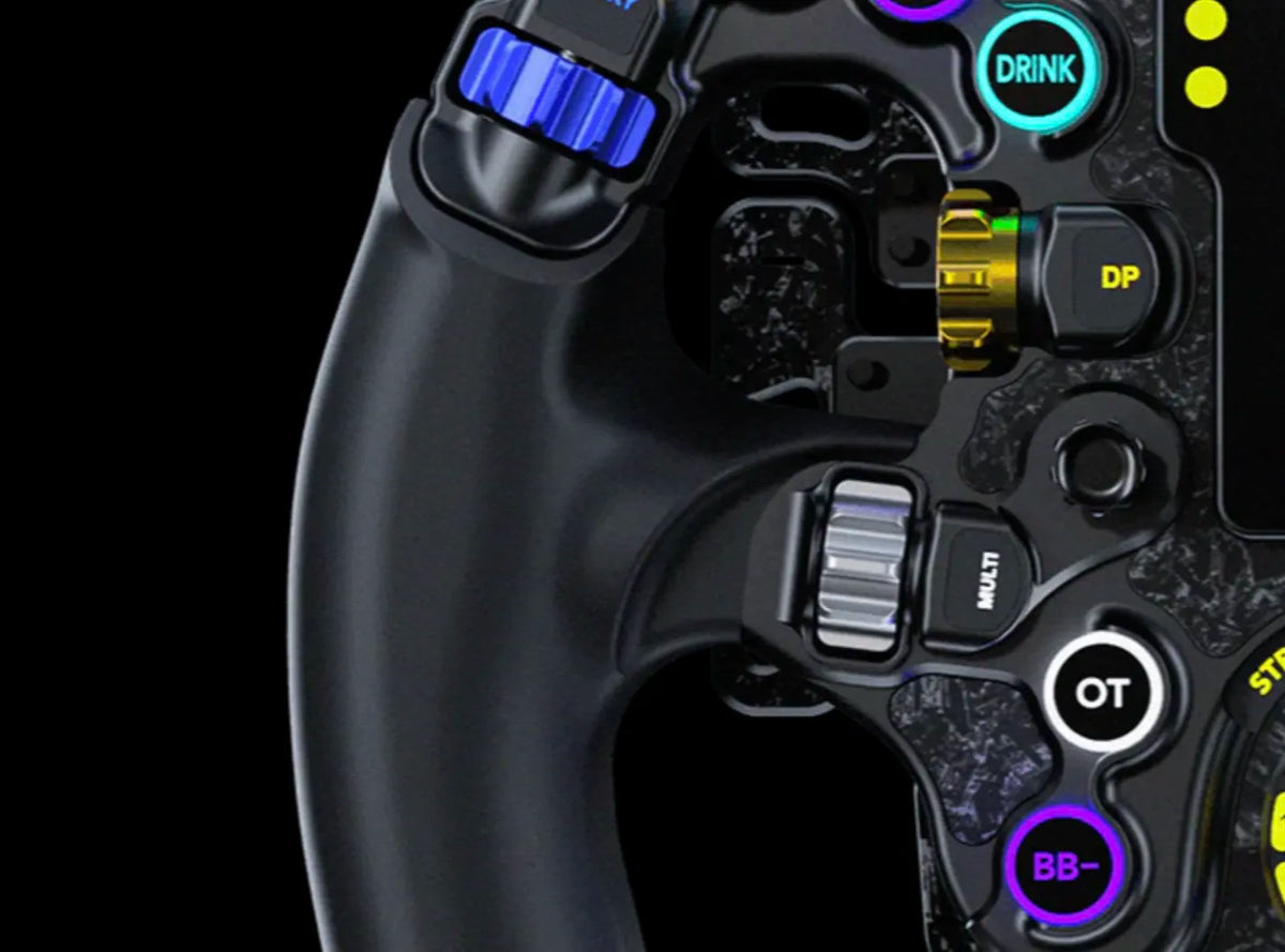 13 degree slope-cut grips, machined into the body