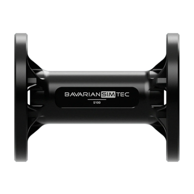 Immagine del BavarianSimTec Spacer, che mostra il design e la compatibilità con il foro 70mm per il collegamento tra volante e base.