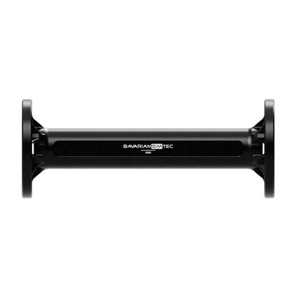 BavarianSimTec Spacer with 70mm bolt pattern, black, designed for steering wheel distance enhancement and compatibility with DD wheelbases.