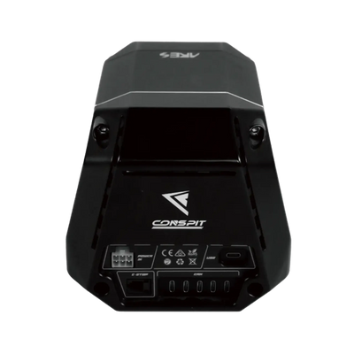 Conspit ARES 12 CDR direct drive wheelbase for sim racing with high-resolution optical encoder and low torque cogging.