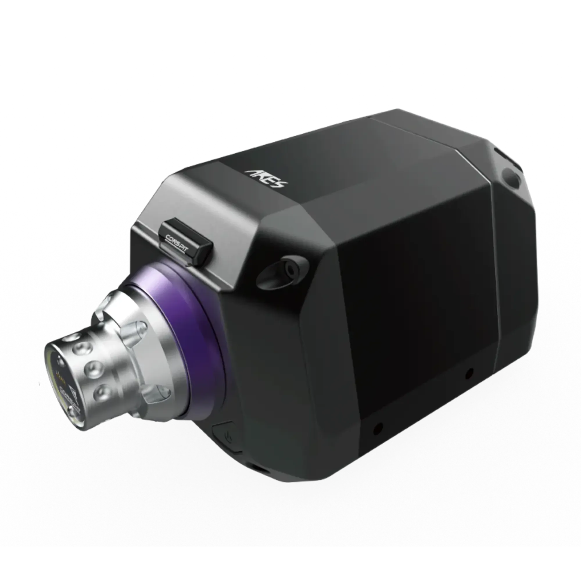 Conspit ARES 12 CDR sim racing direct drive wheelbase with high-resolution optical encoder for detailed force feedback.