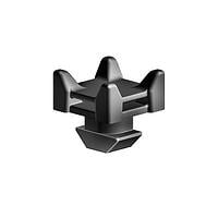 Kruis kabelbinderblok (SET van 10) voor efficiënte kabelmanagement in sleuf 8 profielen, ideaal om kabels te organiseren en vast te zetten met tie wraps.