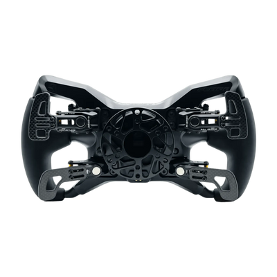 Cube Controls F-Core EVO Formula Black steering wheel for sim racing with premium design and all-metal encoders.