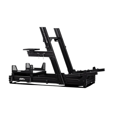 Cockpitul Next Level Racing GTELITE Wheel Plate Edition evidențiază un design rigid cu profil din aluminiu